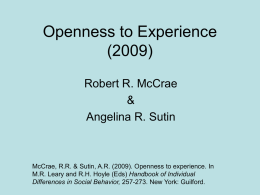 Openness to Experience