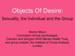 Desire - MAGPS: Mid-Atlantic Group Psychotherapy Society