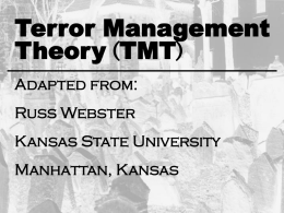 Terror Management Theory (TMT)