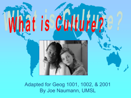 What is Culture - University of Missouri