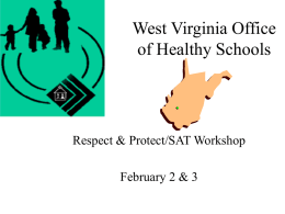 Positive School Climate - West Virginia Department of Education