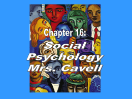 Social Psychology Powerpoint