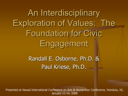Exploring Values Before Requiring Civic Engagement from Students