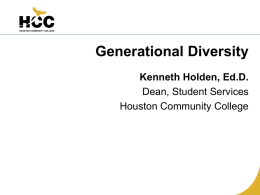Generational Diversity - Hillsborough Community College