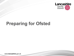 Preparing for Ofsted