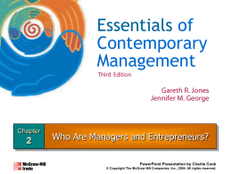 Essentials of Contemporary Management 3e