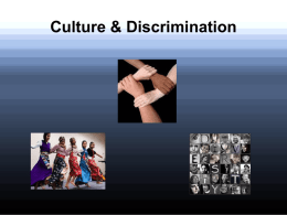 HSP3CCulture & Discrimination