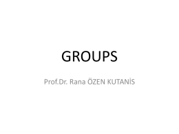Affiliated Groups