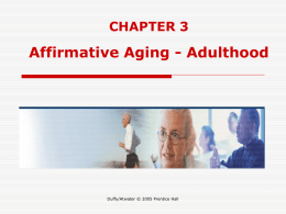 CHAPTER 3 Affirmative Aging