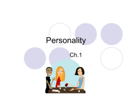 Personality Powerpoint