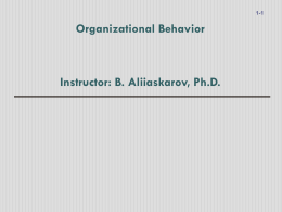 PPT_2 - Organizational Behavior