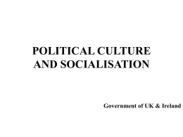 The Socio-Economic and Historical Context of UK Government