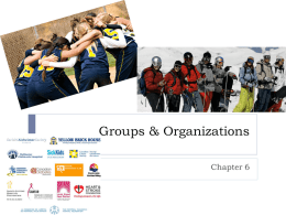 Groups & Organizations
