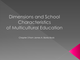 Multicultural Ed Presentation