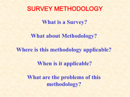 What Is a Survey?