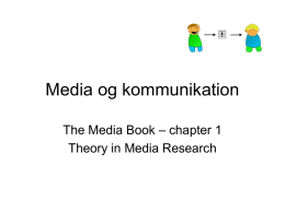 Media og kommunikation