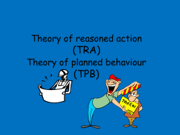 Theory of reasoned action