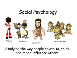 Social Psychology