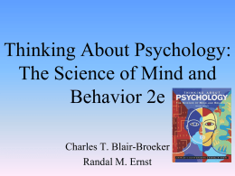 CHAPTER 34 SOCIAL PSYCHOLOGY