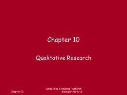 Chapter 10 - Institute for Behavioral Genetics
