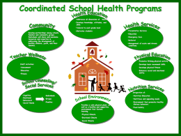 PowerPoint Presentation Coordinated School Health