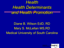 Population Health Curriculum for Health Professionals
