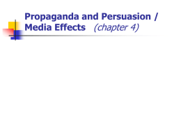 Propaganda and Persuasion (4)