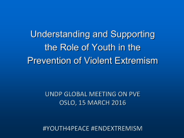 Understanding and Supporting the Role of Youth in