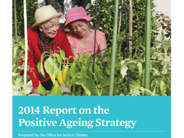 Positive Ageing Strategy goals