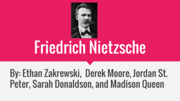 Friedrich Nietzsche - Henry County Schools
