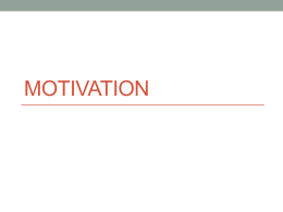 Motivation - Ed W. Clark High School