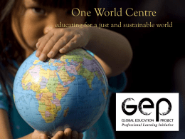 A framework for global education in Australian Schools