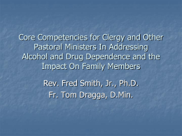 Core Competencies for Clergy and Other Pastoral Ministers In