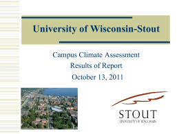 Sue Rankin Presentation - University of Wisconsin