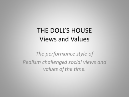 THE DOLL*S HOUSE - SCHS Literature