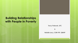 Building Relationships With People in Poverty Powerpoint