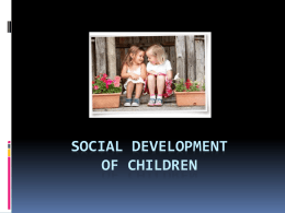 Social development of Children