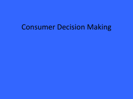Understanding Different Consumer Behaviors