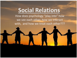 Social Relations