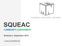 squeac - Coverage Monitoring Network