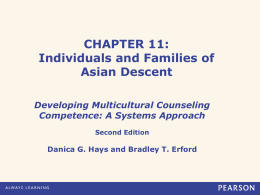 Individuals and Families of Asian Descent