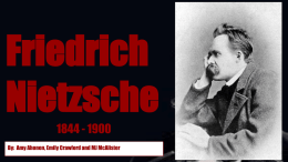 Friedrich Nietzsche - Henry County Schools