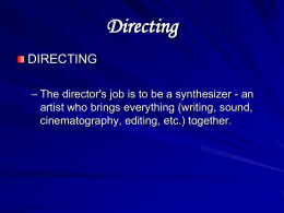 Directing power point