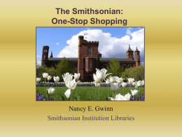 The Smithsonian: One-Stop Shopping