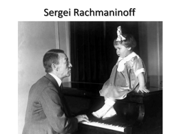 Rachmaninoff*s *Prelude in C# Minor