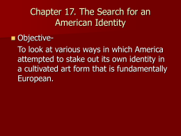 Chapter 17 - Classical Music of America powerpoint