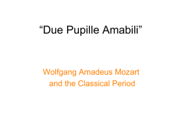 Due Pupille Amabili - Music Education Resources