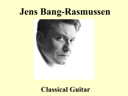 Jens Bang-Rasmussen Romantic Guitar Sonatas