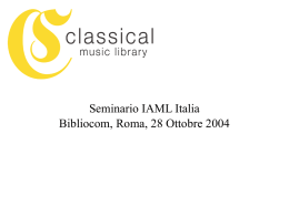 Bach to the Future - Iaml Italia homepage