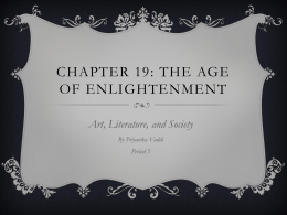 Chapter 19: The Age of Enlightenment